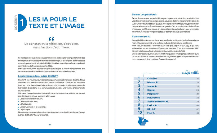 La Petite Boîte à Outils des IA génératives pour créer du contenu