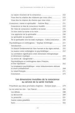 Les dimensions invisibles de la conscience
