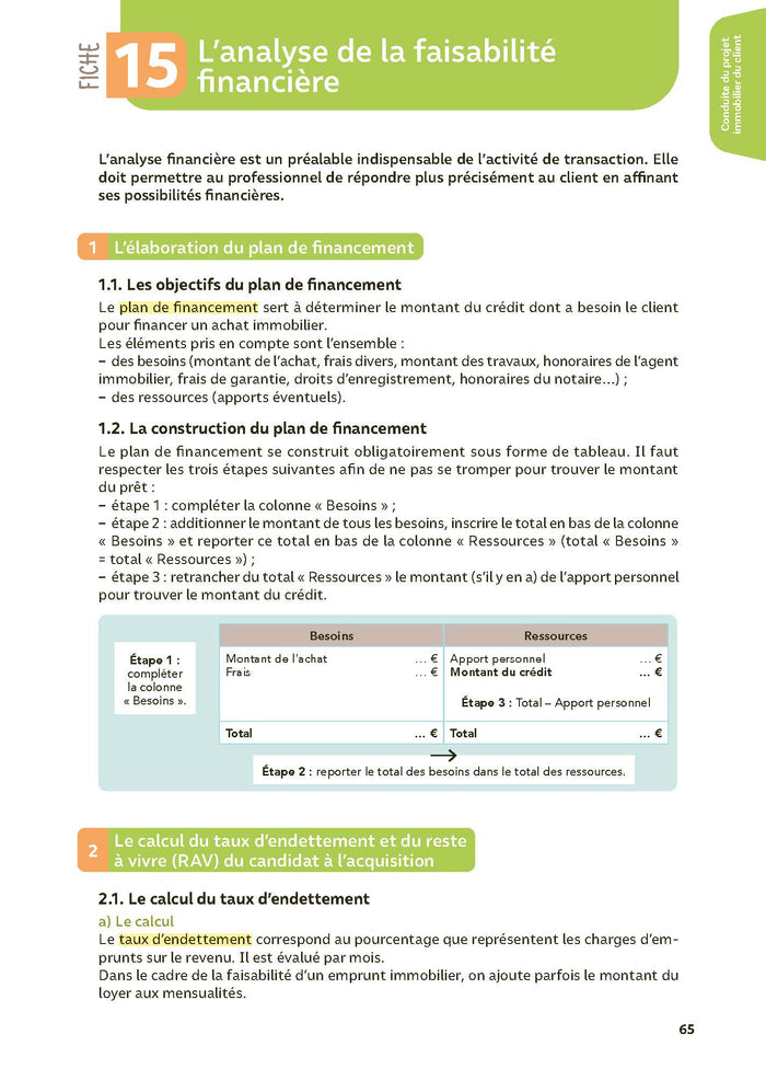 Toutes les matières BTS Professions immobilières - Réflexe N° 33