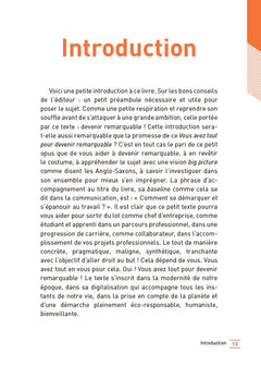 Vous avez tout pour devenir remarquable