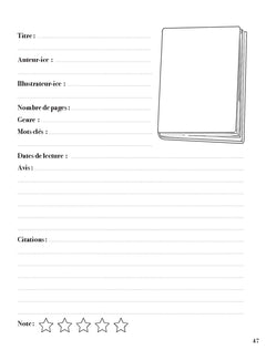 Mon carnet de lecture