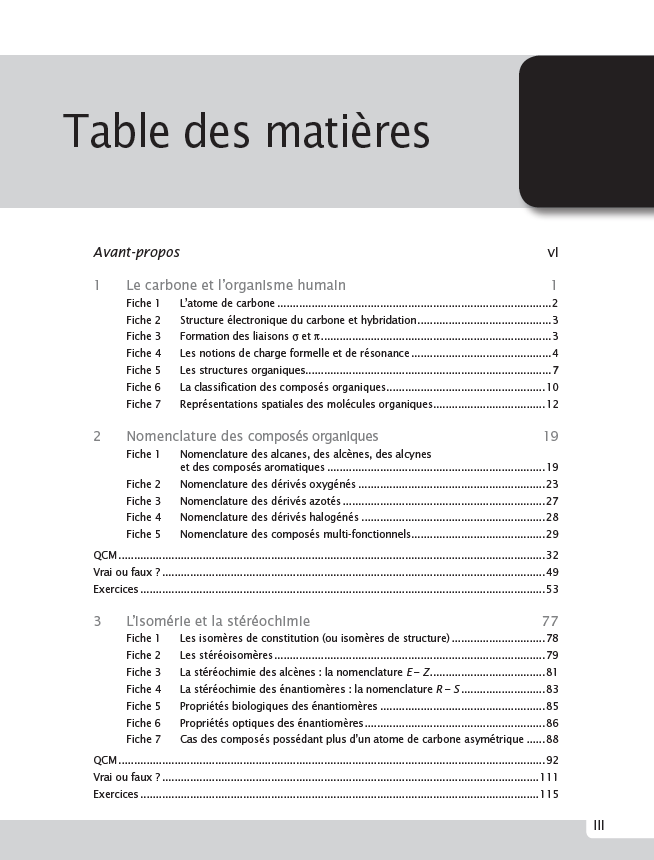 Exercices et méthodes de chimie organique pour les sciences de la vie