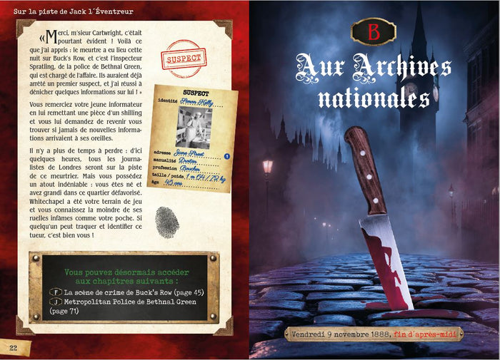 Escape game de poche Sur la piste de Jack L'Eventreur