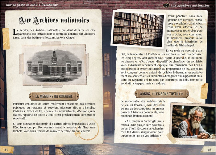 Escape game de poche Sur la piste de Jack L'Eventreur