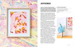 Apprendre la marbrure sur papier en un week-end