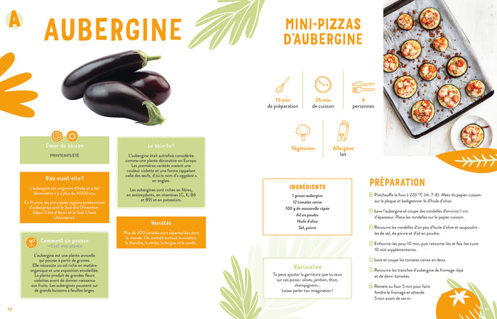 Vos enfants vont aimer les fruits & légumes