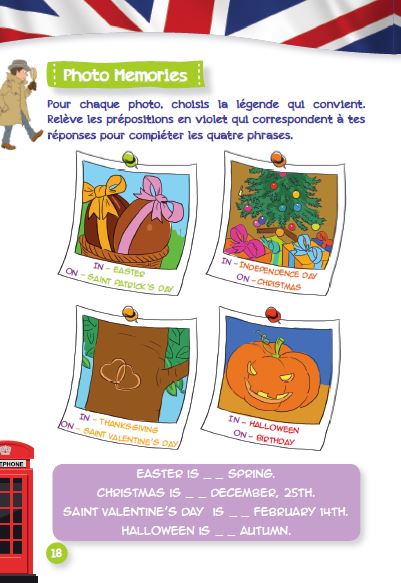 Petits jeux et énigmes in English de la 6e à la 5e