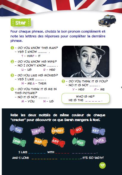 Petits jeux et énigmes in English de la 6e à la 5e