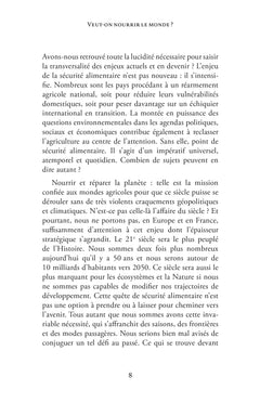 Veut-on nourrir le monde ?