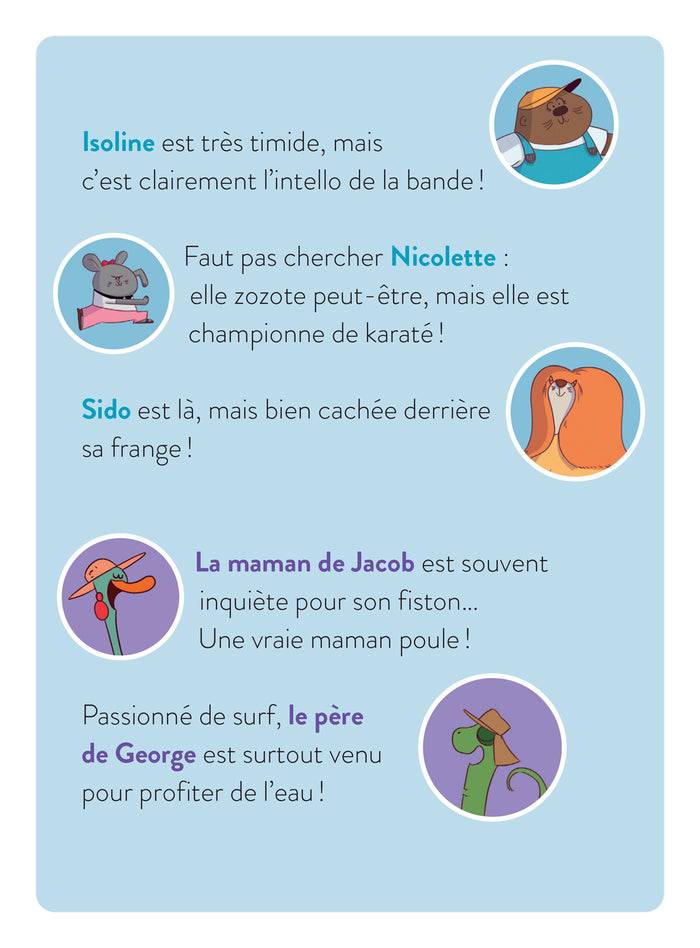 La colo des animaux - Les pieds dans l'eau