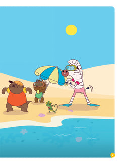 La colo des animaux - Les pieds dans l'eau