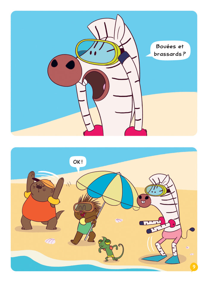 La colo des animaux - Les pieds dans l'eau