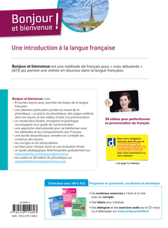 Bonjour et bienvenue A1.1