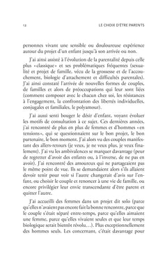 Le choix d'être parents