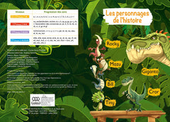 Mes premières lectures 100% syllabiques avec Gigantosaurus Niveau 2 : Les Jeux des Dinos