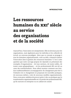 Innovations RH et transformations sociales