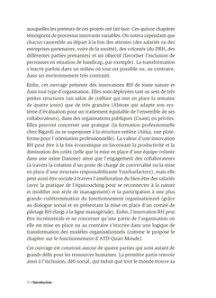 Innovations RH et transformations sociales