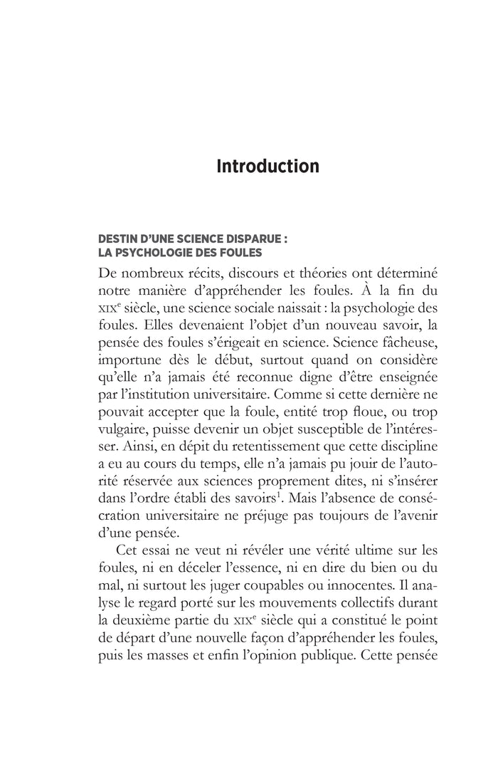 Mécaniques des foules