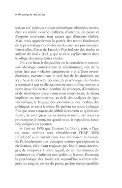 Mécaniques des foules