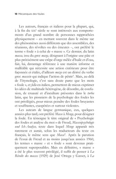 Mécaniques des foules