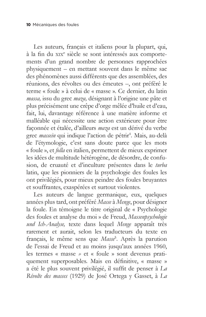 Mécaniques des foules