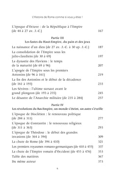 L'histoire de Rome comme si vous y étiez !