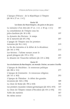 L'histoire de Rome comme si vous y étiez !