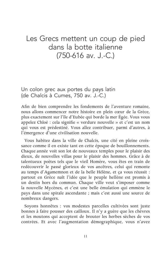 L'histoire de Rome comme si vous y étiez !