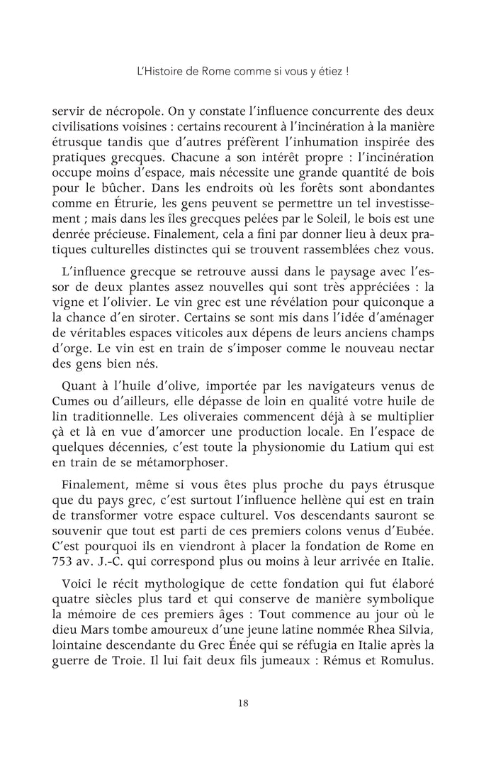 L'histoire de Rome comme si vous y étiez !