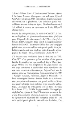 Faire parler les ordinateurs