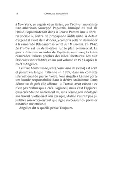 Camarade Balabanoff
