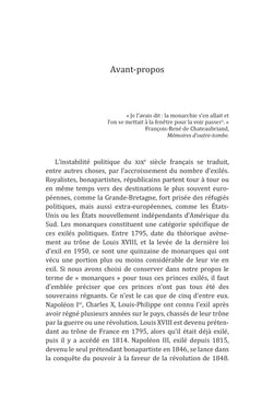 L'Exil des monarques