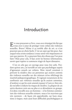 Protéger son enfant des violences sexuelles