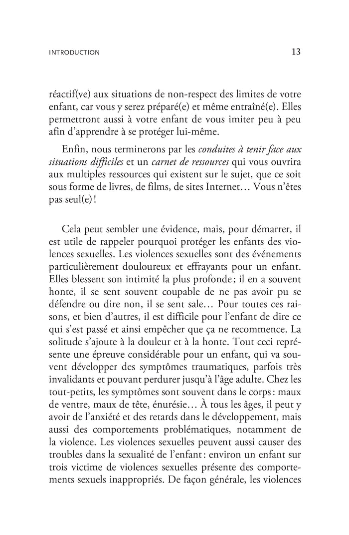 Protéger son enfant des violences sexuelles