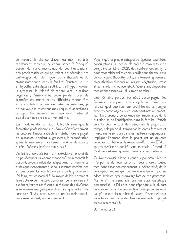 Mon alimentation pour une grossesse en forme !