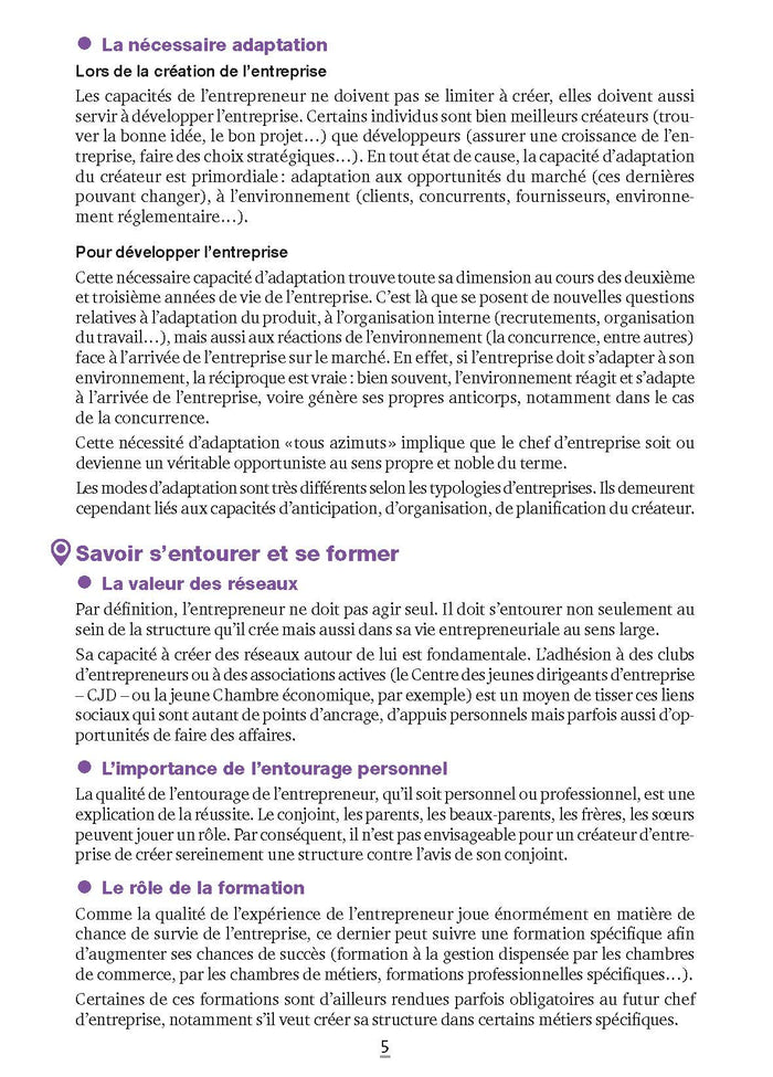 Créer son entreprise - Repères pratiques