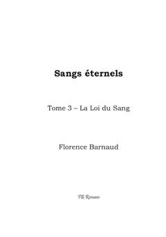 Sangs Éternels - Tome 3