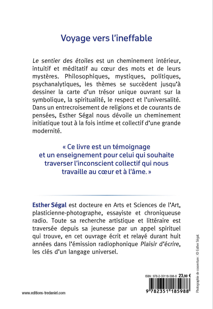 Le sentier des étoiles - Voyage mystique au bout des mots