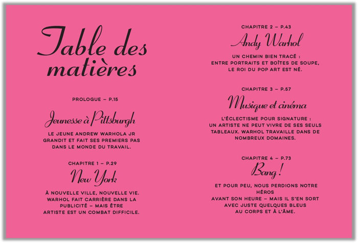 Warhol, la bio graphique