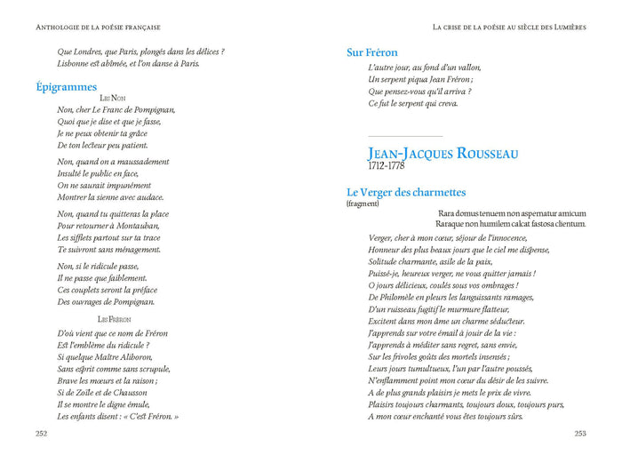 Anthologie de la poésie française