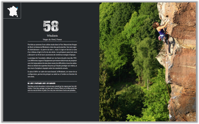 100 spots d'escalade à couper le souffle