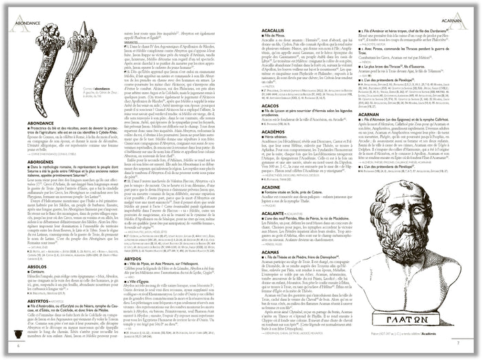 Grand dictionnaire Larousse de la Mythologie grecque et romaine