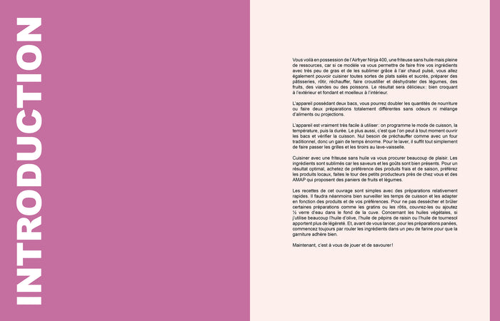 NINJA LE LIVRE OFFICIEL : On peut tout faire à l'Airfryer !