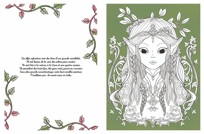 Créatures fantastiques à colorier