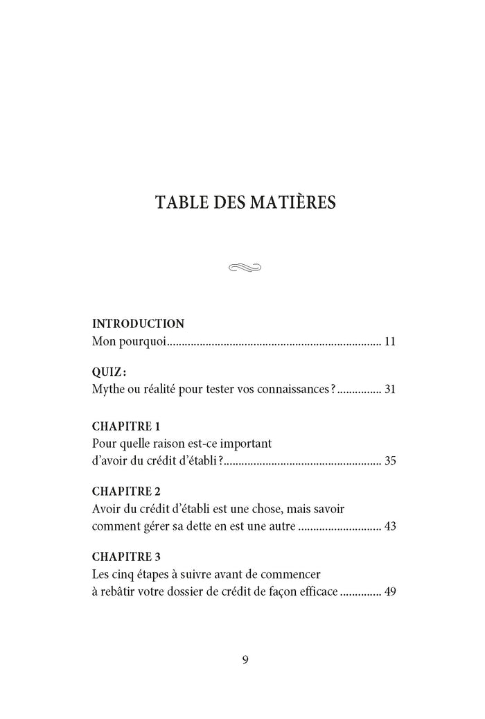 Regagnez votre crédibilité financière