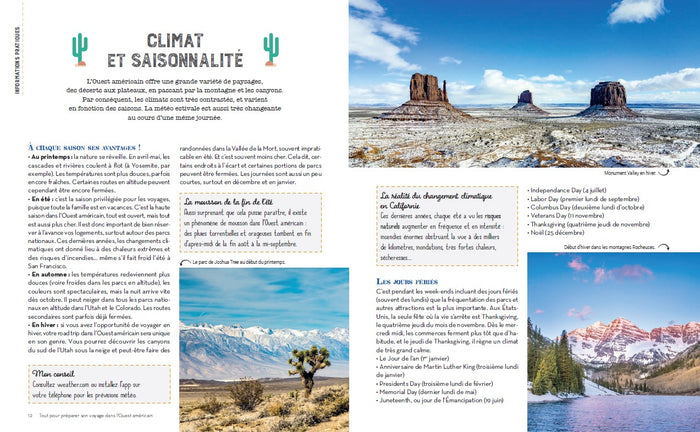 Tout pour préparer son voyage dans l'Ouest américain