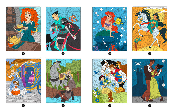 Disney Princesses - Coloriages magiques - Mystères