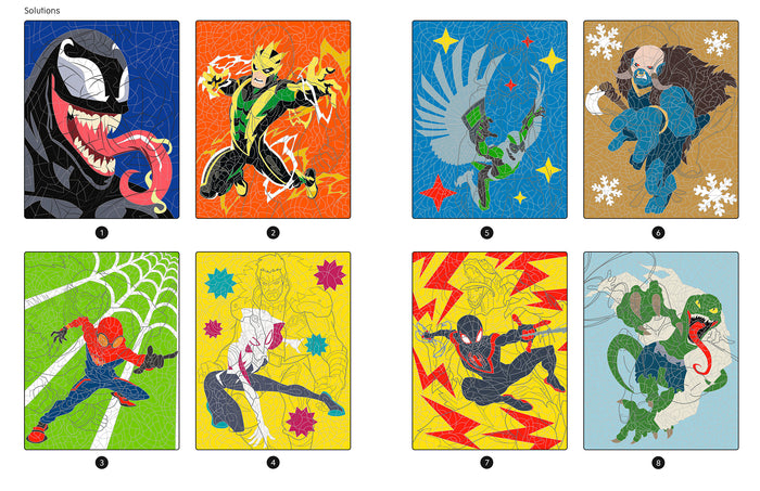 Spider-Man - Coloriages magiques - Trompe-l'oeil (7+) - Héros contre Vilains