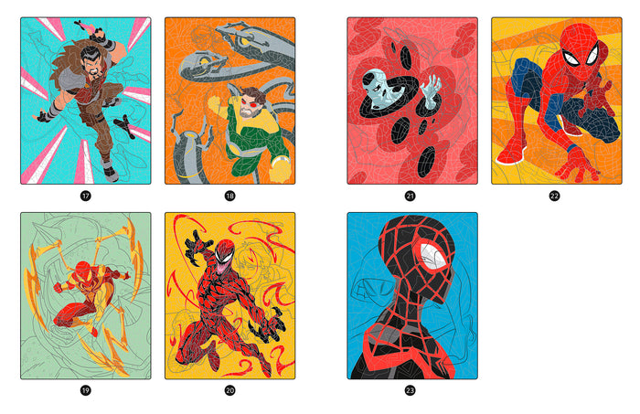 Spider-Man - Coloriages magiques - Trompe-l'oeil (7+) - Héros contre Vilains