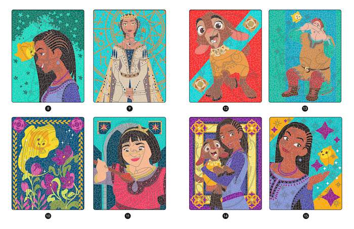 Wish, Asha et la bonne étoile - Coloriages Magiques - Trompe l'oeil